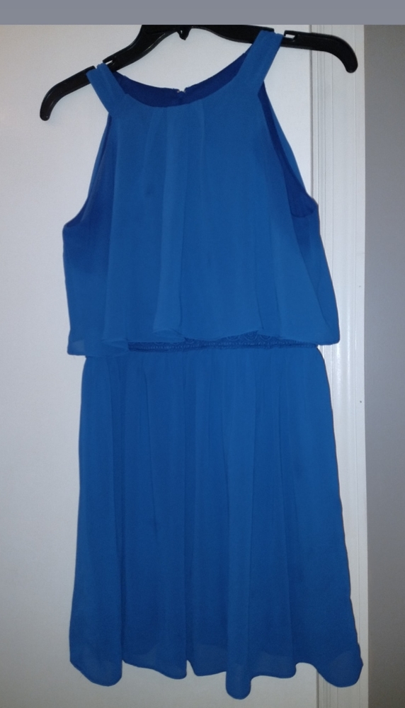 Royal blue dress